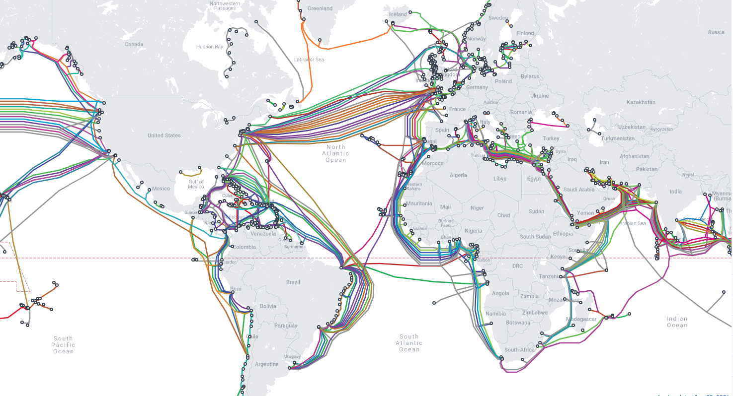 Submarine Cable Map Trivia